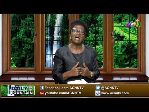 DAILY FOUNTAIN DEVOTIONAL FOR MARCH 7, 2021 - MRS MAGARAET OLUSOLA OLUYAMO