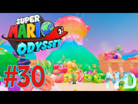 Let's Play Super Mario Odyssey (pt30) Luncheon Kingdom (Mount Volbono) #2