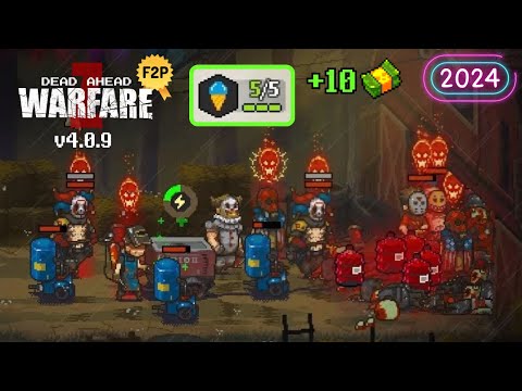 Madmen come for Harvest Day, 5-Psychos team power 🤡 Dead Ahead: Zombie Warfare v4.0.9 DAZW