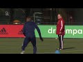 Eerste training van Feyenoord met Dick Advocaat, John de Wolf, Cor Pot en Said Bakkati