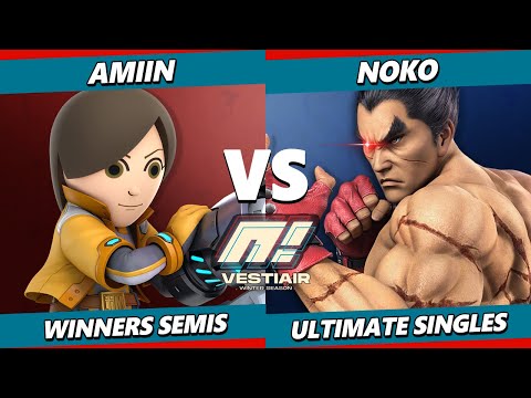 VESTI'AIR 25 TOP 8 - Amiin (Mii Gunner) Vs. Noko' (Kazuya) Smash Ultimate - SSBU