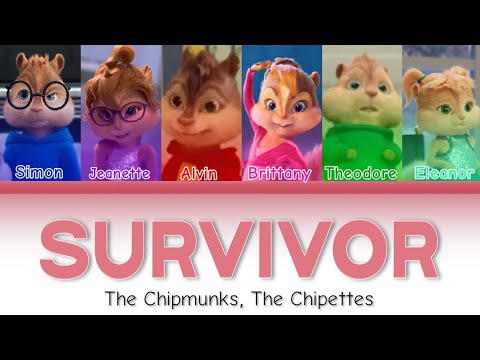 The Chipmunks, The Chipettes – Survivor [Color Coded Lyrics]