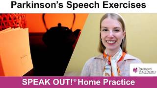 Parkinson’s Speech Exercises: HAIKU