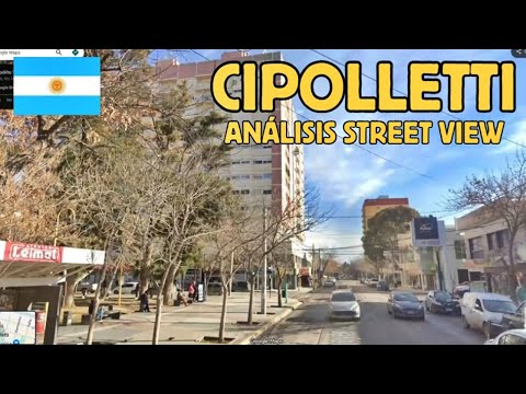 Analizando Street View CIPOLLETTI - Provincia de Río Negro, ARGENTINA