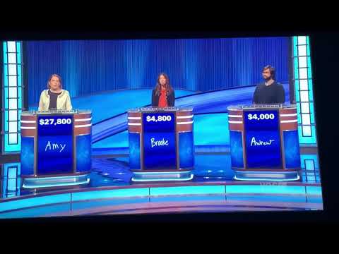 Double Jeopardy, Amy Schneider DAY 13 - 3rd Daily Double (12/3/21)