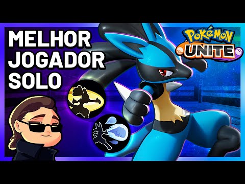 LUCARIO PROFISSIONAL! Gameplay Explicativa do Melhor Jogador BR! Pokemon Unite