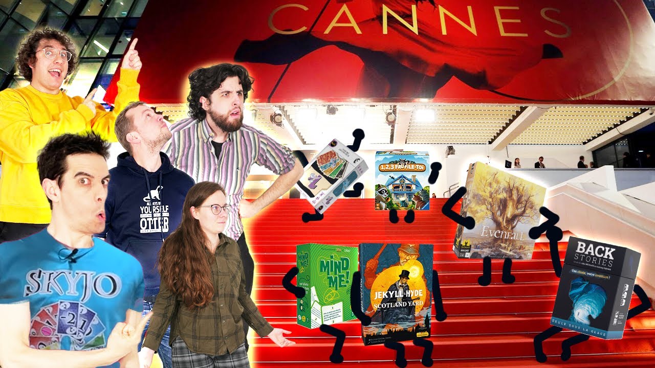 SEULS DANS LE FESTIVAL DE CANNES ... avec le meilleur des jeux de société à venir