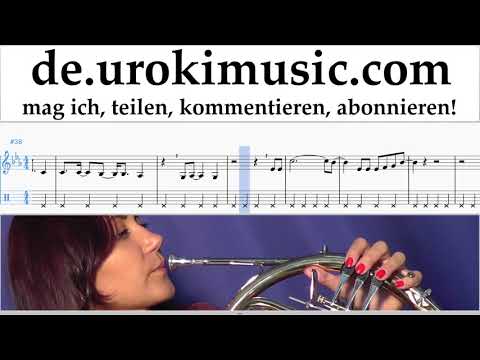 Waldhorn Lernen P!nk - What About Us Tabulatur Teil#2 um-i995