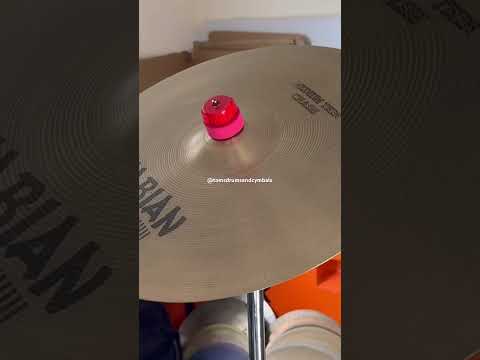 INCREDIBLY CLEAN 1980s 16” Sabian MEDIUM THIN Crash 1075g image 9