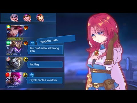 Somehow My Teammates Underestimate Natalia and Make Fun of My Flag? - Natalia Gameplay MLBB