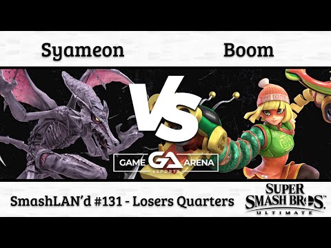 SmashLAN'd 131: Syameon (Ridley) vs. Boom (Min Min) - Losers Quarters