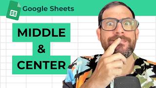 Think about MIDDLE vs CENTER Alignment!