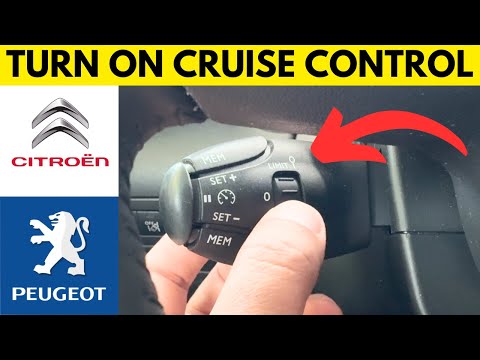 [EASY GUIDE] HOW TO TURN ON CRUISE CONTROL IN CITROEN/PEUGEOT CARS