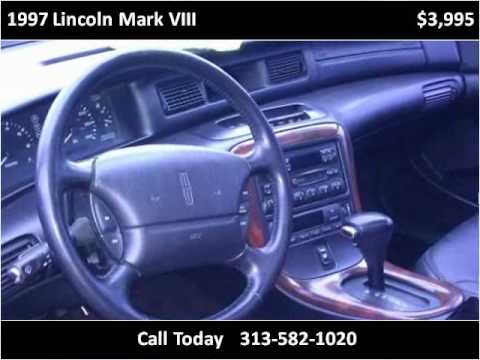 1997 Lincoln Mark VIII Used Cars Detroit MI