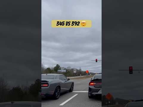 CHALLENGER RT VS CHARGER 392 🤯🤯 #mustwatch #roadto1millionsubs #shorts #shortsviral #dodge