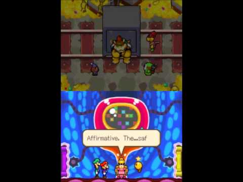 Mario & Luigi: Bowser's Inside Story Walkthrough Part 18: Boss: Bowser Memory M & L