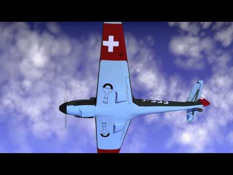 CGI : My student animation clip "Warbirds over leman lake"
