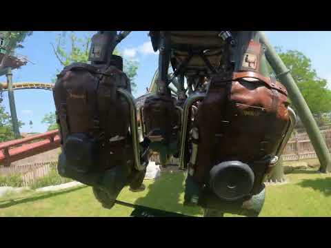 Hals über Kopf - Tripsdrill (DE) - Onride Last Row - 5k 60FPS