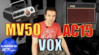 Video thumbnail for VOX MV50 AC VS  AC15C1 - Ampifiler Tone Comparison by Landon Bailey