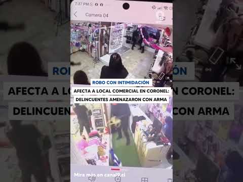 Con máscaras y armas ingresaron a robar a local comercial ante el impacto de clientas