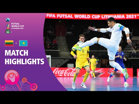Lithuania v Kazakhstan | FIFA Futsal World Cup 2021 | Match Highlights