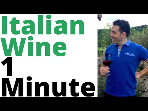 Italian Wine For Beginners In 1 Minute