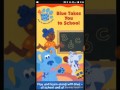 Blue S Clues Take You To School 2003 Vhs