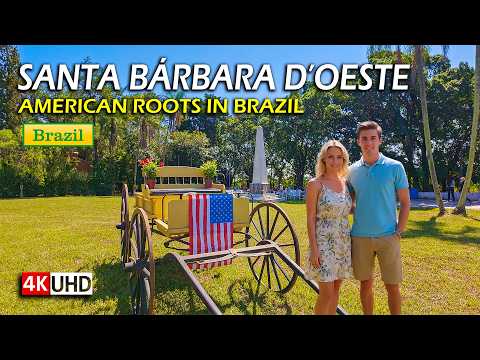 🇧🇷 🇺🇸 This Brazilian City Has American Roots — Santa Bárbara d’Oeste Walk, São Paulo 【 4K UHD 】