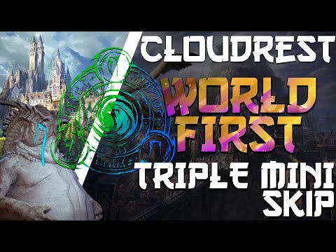 vCR+3 World First Triple Mini Skip - Sorc w/ UA - ESO Lost Depth