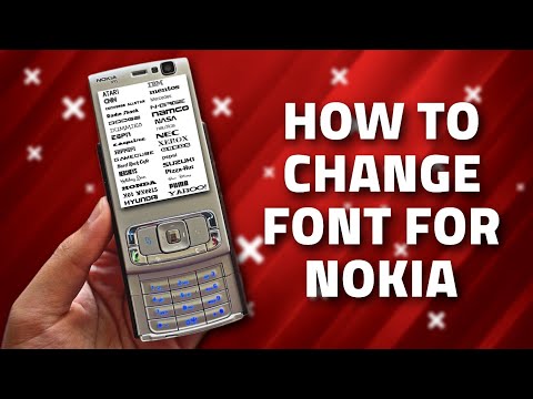 How to change font style in nokia Symbian s60v3