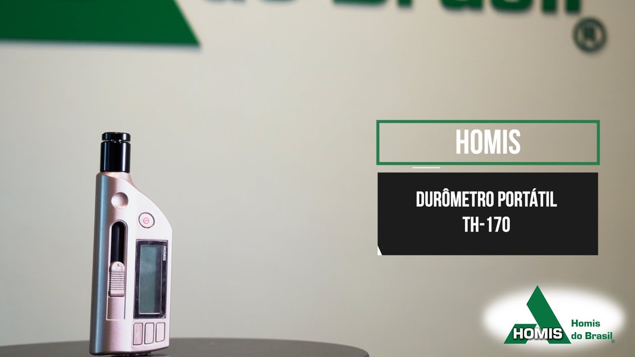 Watch Now Medidor de Dureza HLD, HB, HRC, HRB, HV, HS, Durometro, Durômetro Portátil - TH 170 - HOMIS Medidor de Dureza HLD, HB, HRC, HRB, HV, HS, Durometro, Durômetro Portátil - TH 170 - HOMIS