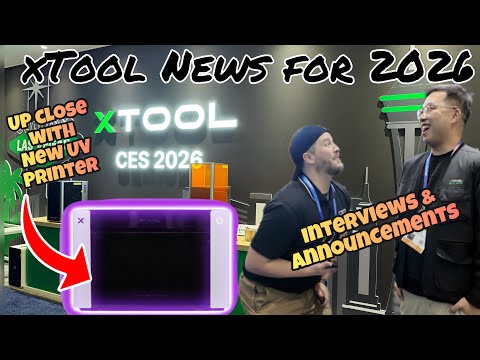 Big News for xTool in 2026, Close Look at UV Printer, Interviews, & More at CES 2026
