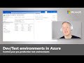 How To Migrate And Set Up Dev Test Environments In Azure For Developers