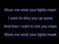 Electric Six - Show Me What Your Lights Mean (Karaoke Version)