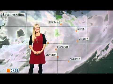 Das N24-Wetter am 23.02.12 mit Anneke Dürkopp