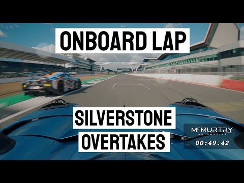 THREE OVERTAKES IN ONE LAP - SILVERSTONE - McMurtry Spéirling PURE Fan Car (Power + Downforce: 80%)