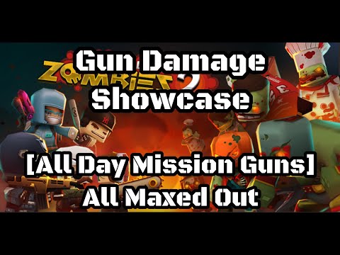All Guns, Damage Showcase (part 1) (Call of Mini Zombies 2 ROBLOX)