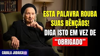 Jamais Diga "Obrigado" Ao Receber Um Elogio! Frase De Um Talismã Judaico Que Protege Contra Inveja