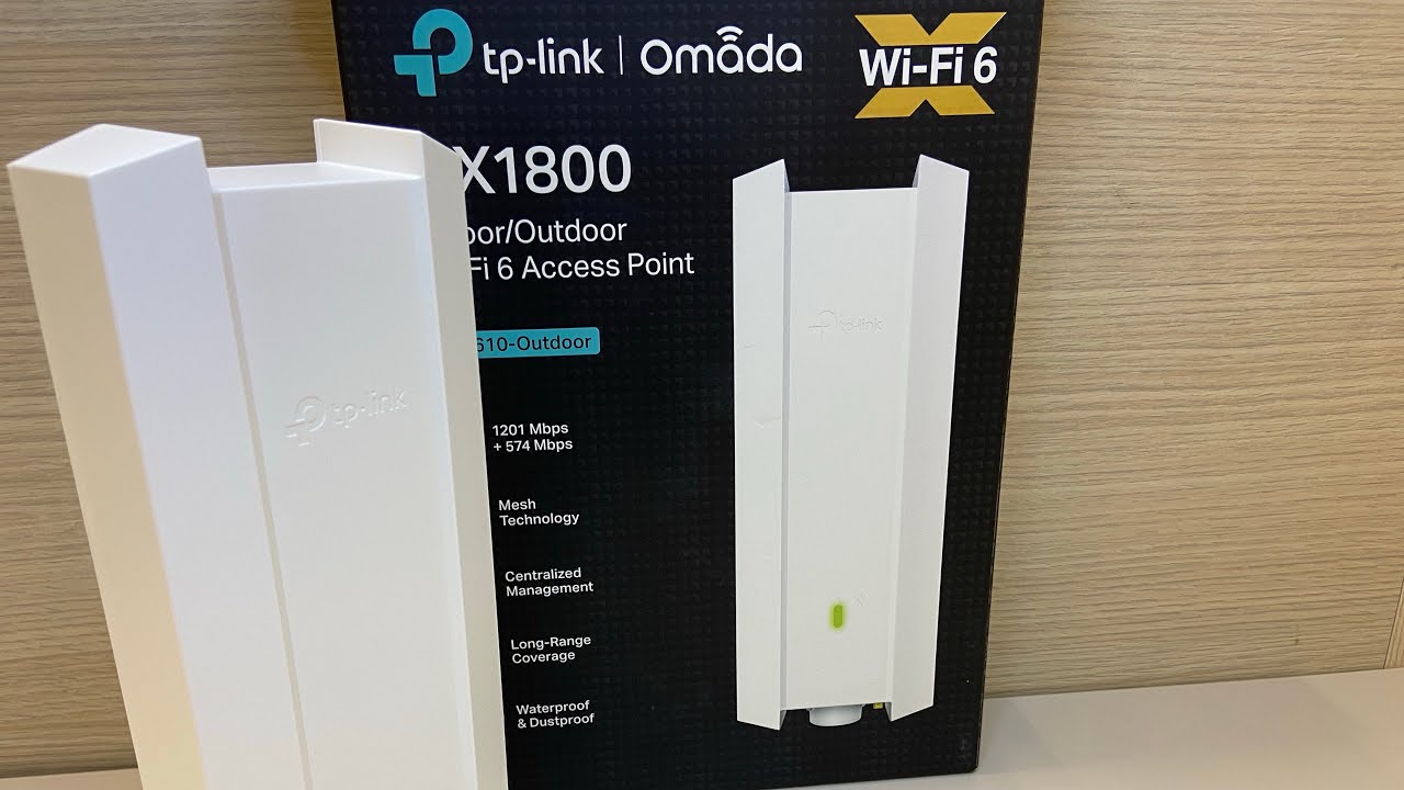 Miniatura da avaliação em vídeo de Access Point TP-Link EAP610-Outdoor Wi-Fi 6 AX1800 Gigabit