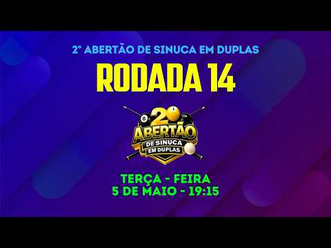 SINUCA AO VIVO | 14° RODADA | REGIONAL DE DUPLAS | PALMITAL PR | FAIR PLAY SOCIETY BAR