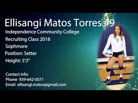 Ellisangi Matos Torres Volleyball Recruiting Video 2
