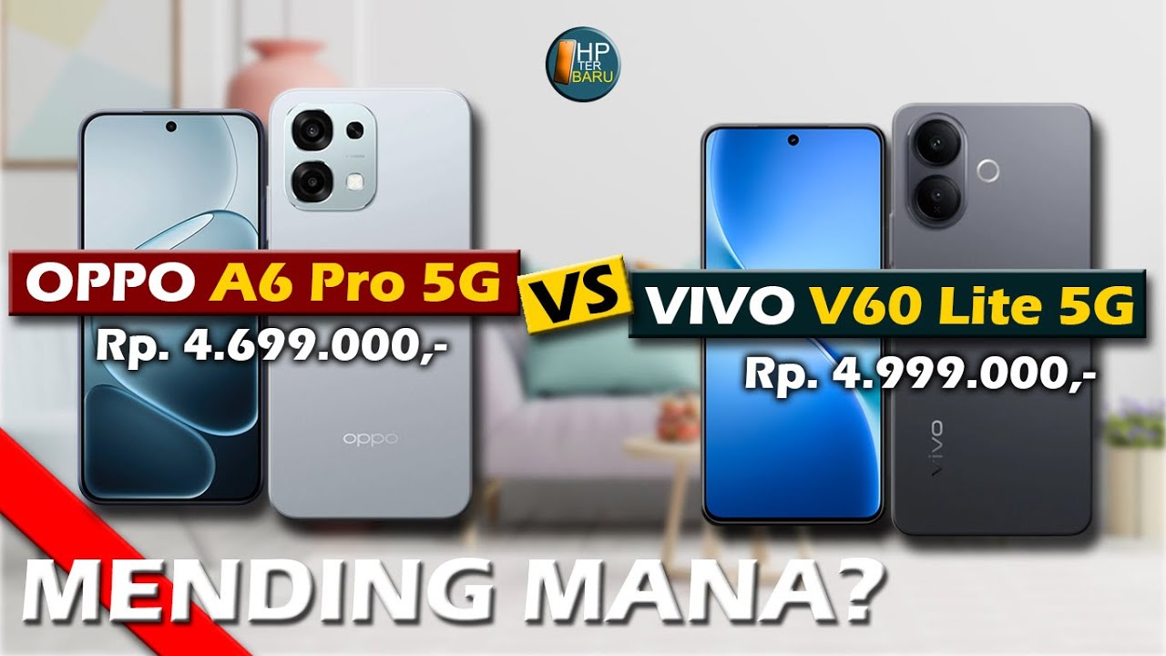 MENDING MANA? OPPO A6 PRO 5G VS VIVO V60 LITE 5G