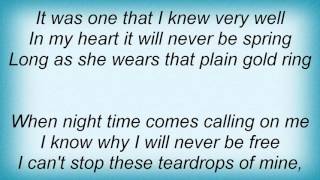 15343 Nick Cave - Plain Gold Ring Lyrics