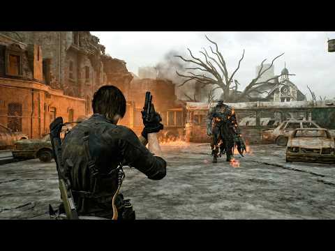 Resident Evil 9 Requiem - (PS5 Pro) Mr. X  Vs Leon Boss Fight