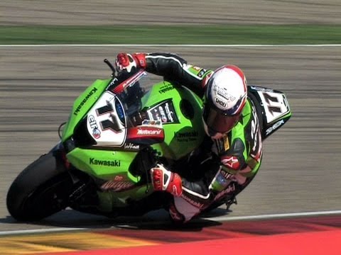 Joan Lascorz Kawasaki ZX10R Ninja Motorland Aragon SBK Track Test Day