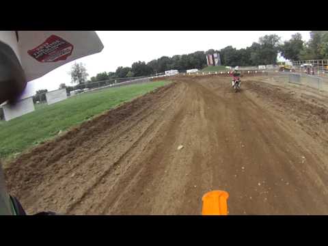 2013 KTM 125sx - Redbud Demo Day - 8-12-12 - Helmet Cam