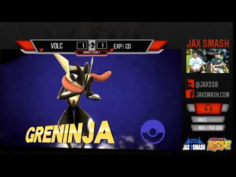Jax Smash Weekly 4/28/16 - Volc(Yoshi) Vs. Exp | CD(Greninja) WQ