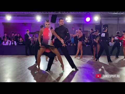 Cha Cha Cha | Anton Aldaev - Natalia Polukhina RUS | WDSF World Open Latin | DanceSport Cup 2020