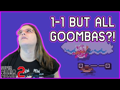 NES level 1-1 but all is goombas - SMM2 Cool Levels [#1]