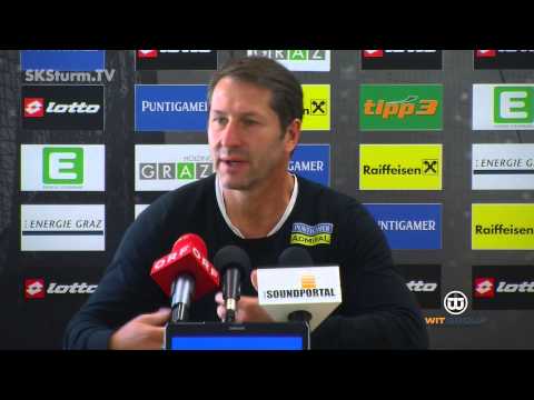 SK Sturm: Mediabriefing vor SV Mattersburg (8. Runde 2015/16)